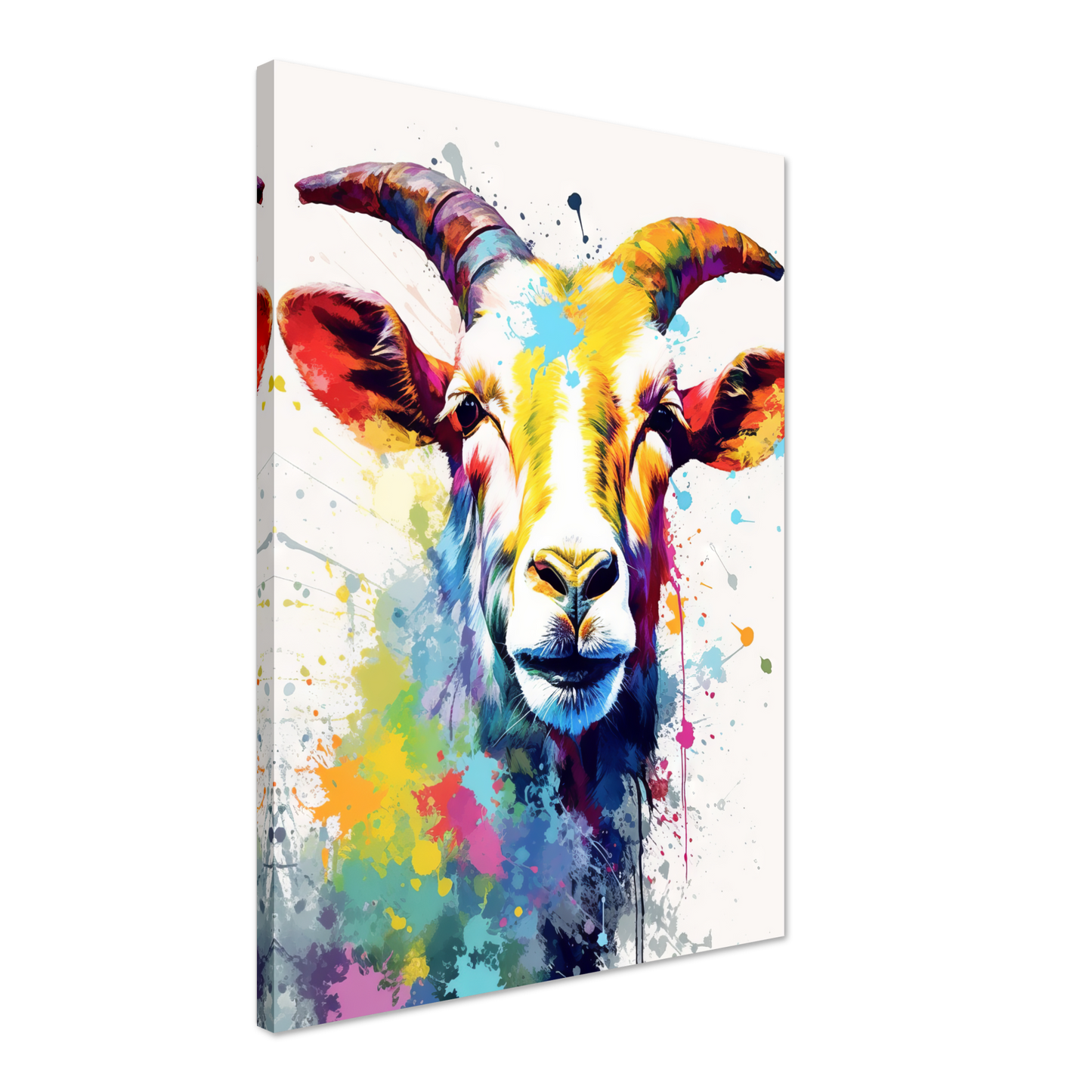Ziegen Ziege (Pop-Art) (GOAT05)