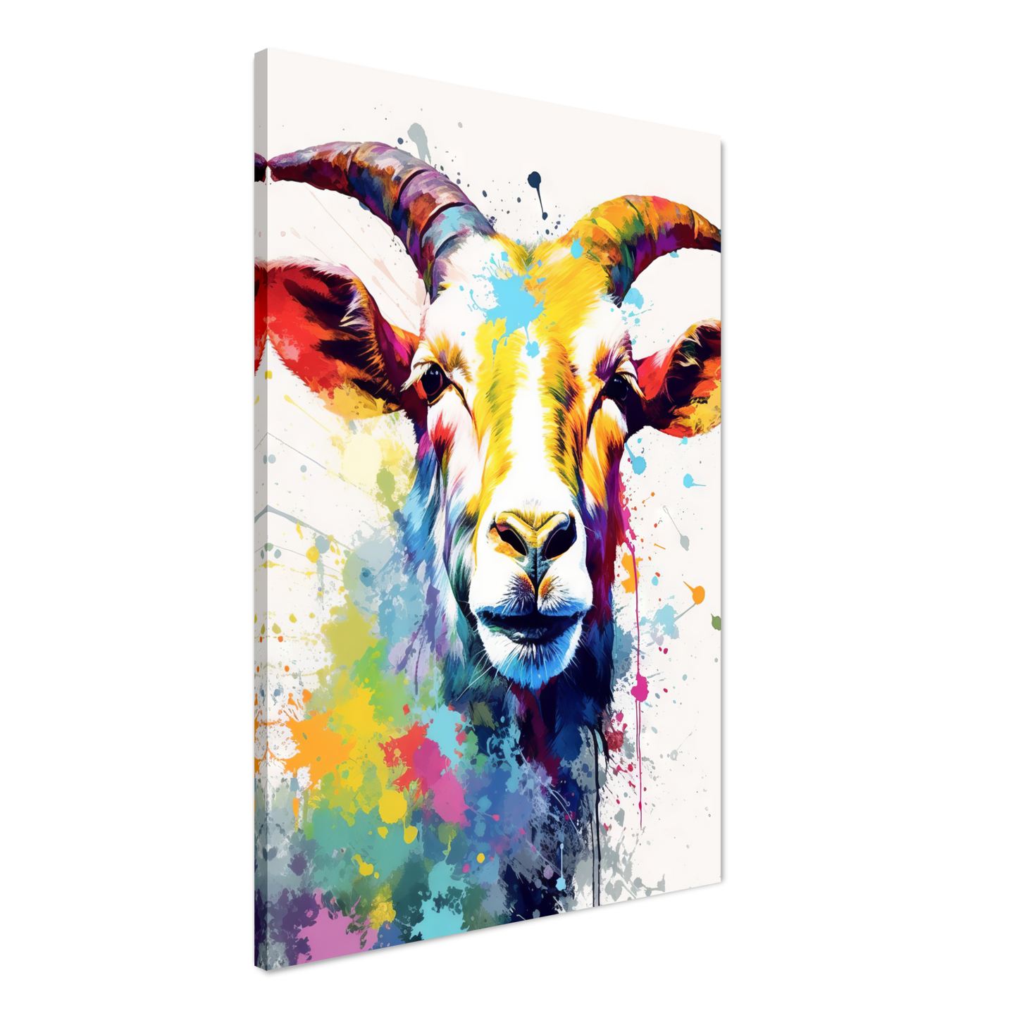 Ziegen Ziege (Pop-Art) (GOAT05)