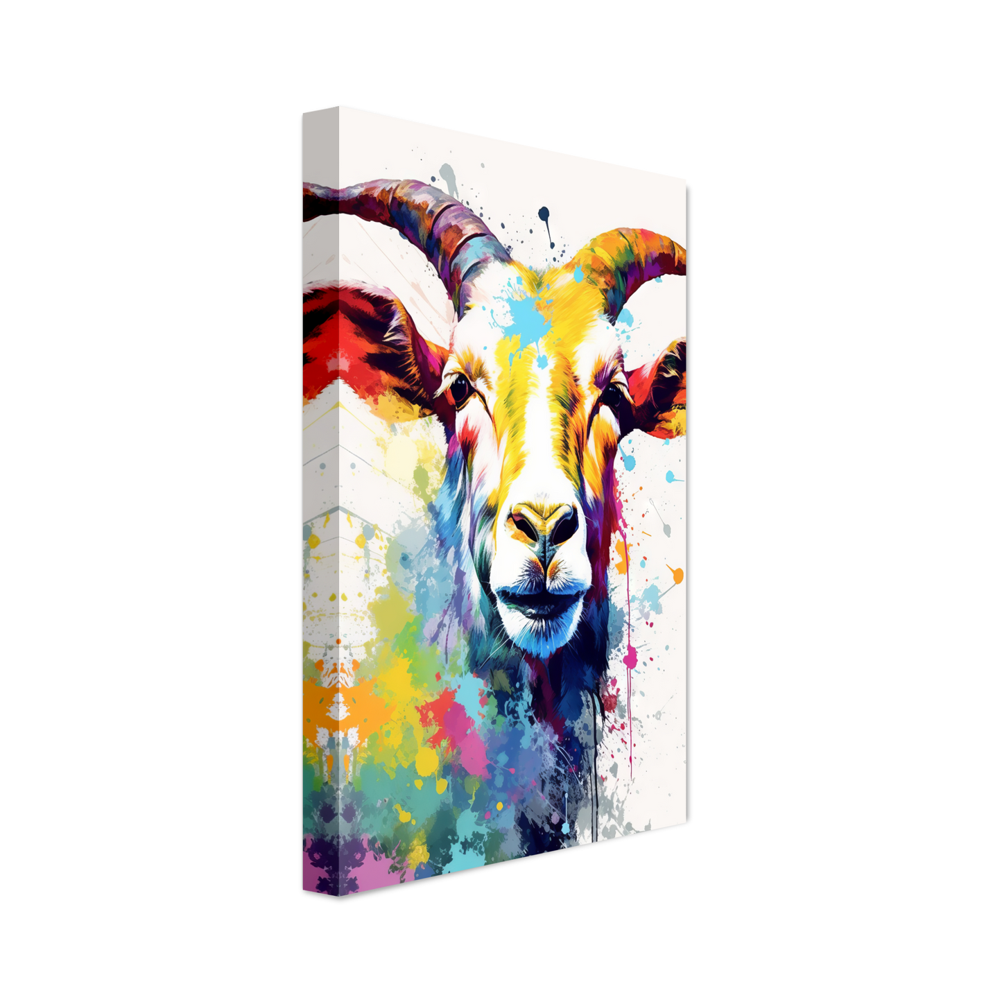 Ziegen Ziege (Pop-Art) (GOAT05)
