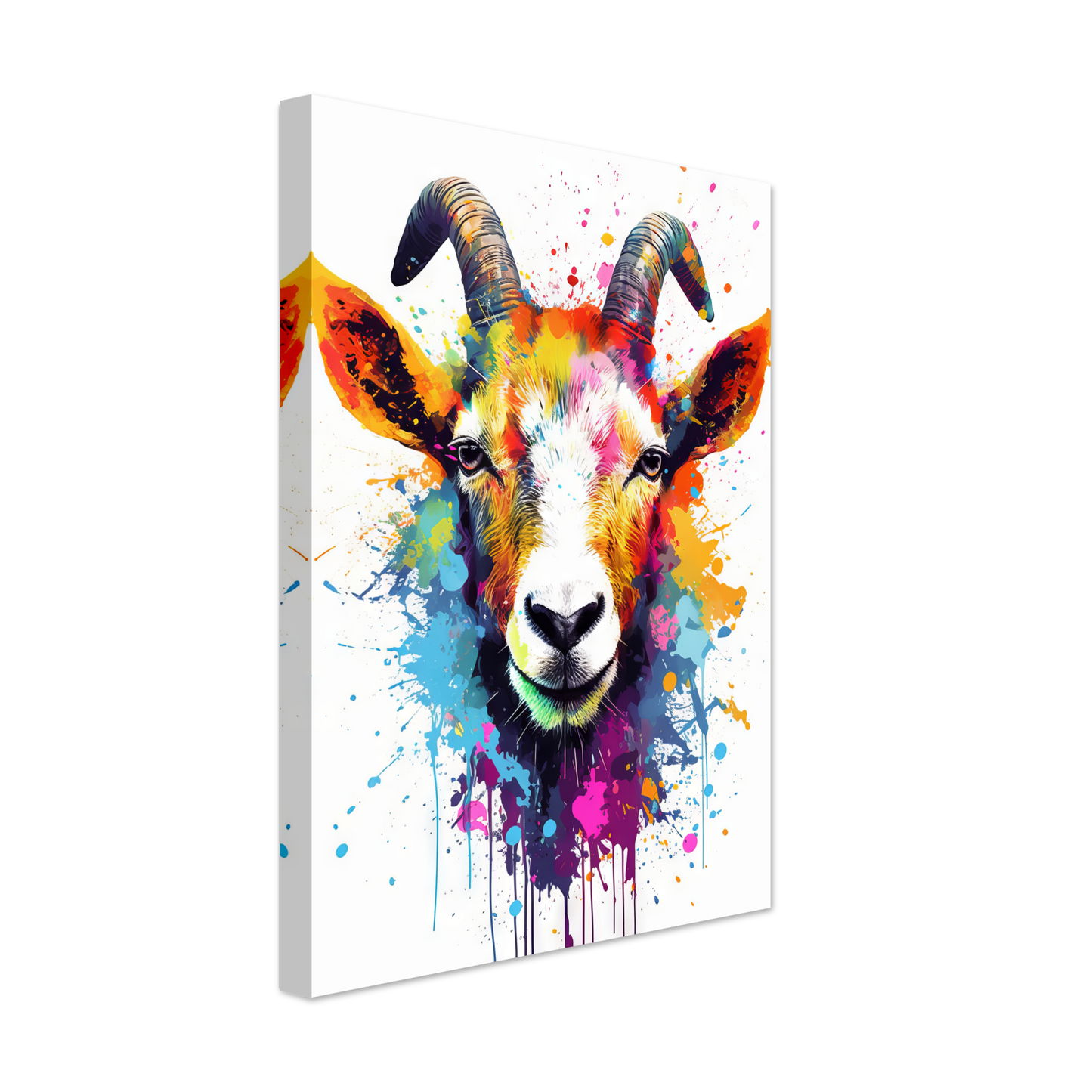 Ziegen Ziege (Pop-Art) (GOAT06)
