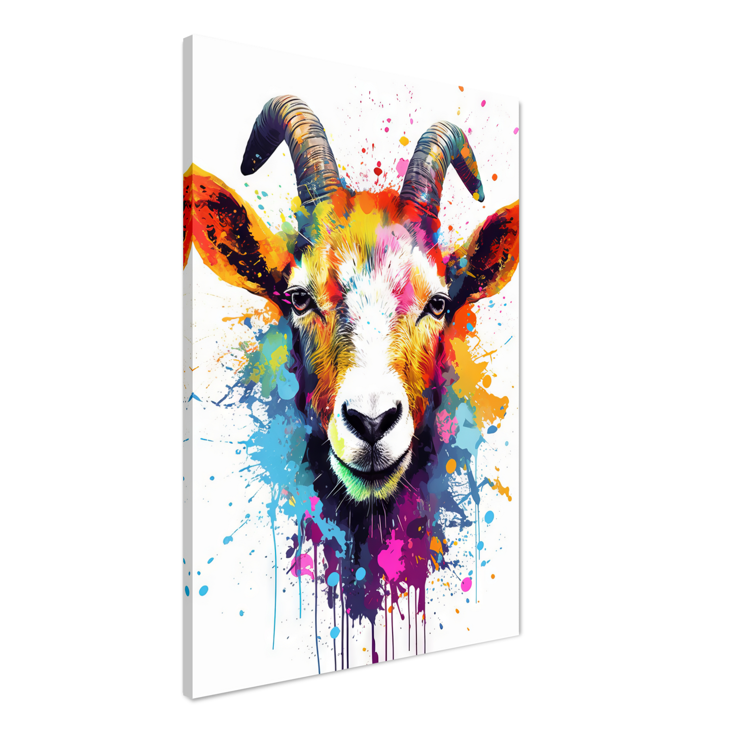 Ziegen Ziege (Pop-Art) (GOAT06)