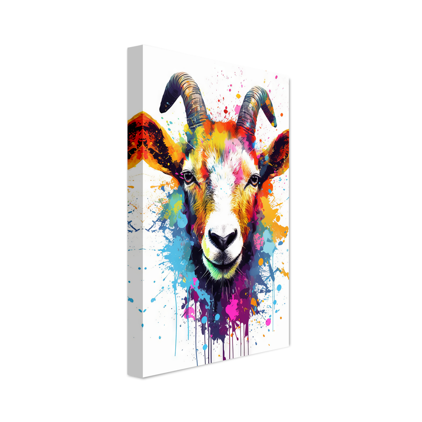 Ziegen Ziege (Pop-Art) (GOAT06)