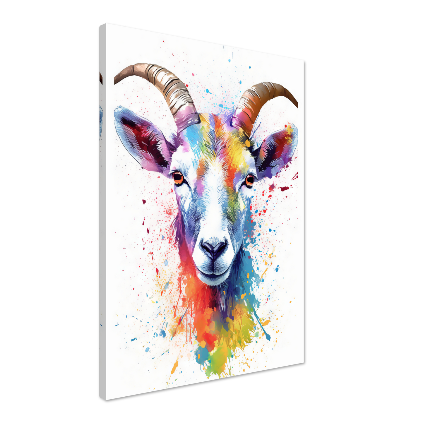 Ziegen Ziege (Pop-Art) (GOAT07)