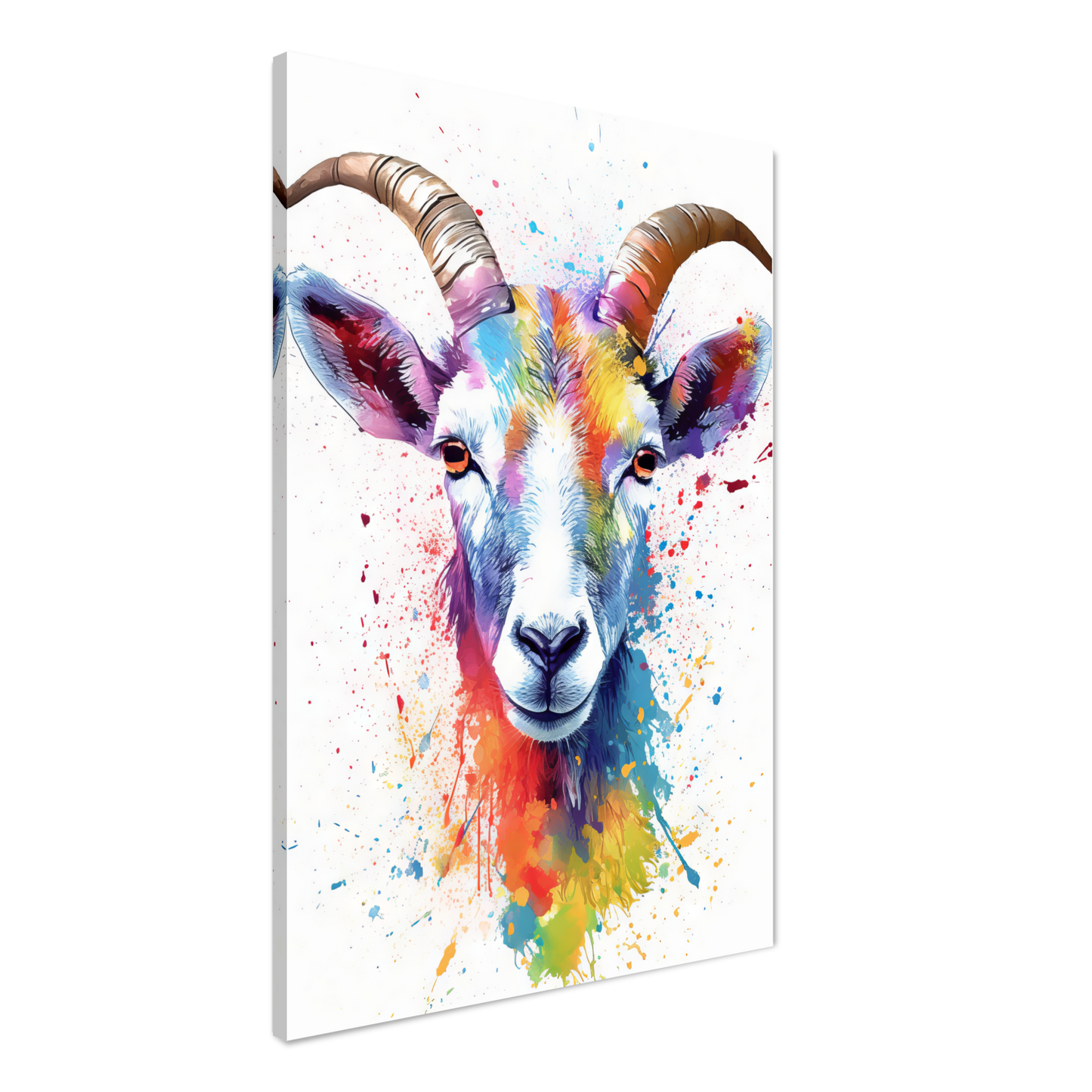 Ziegen Ziege (Pop-Art) (GOAT07)
