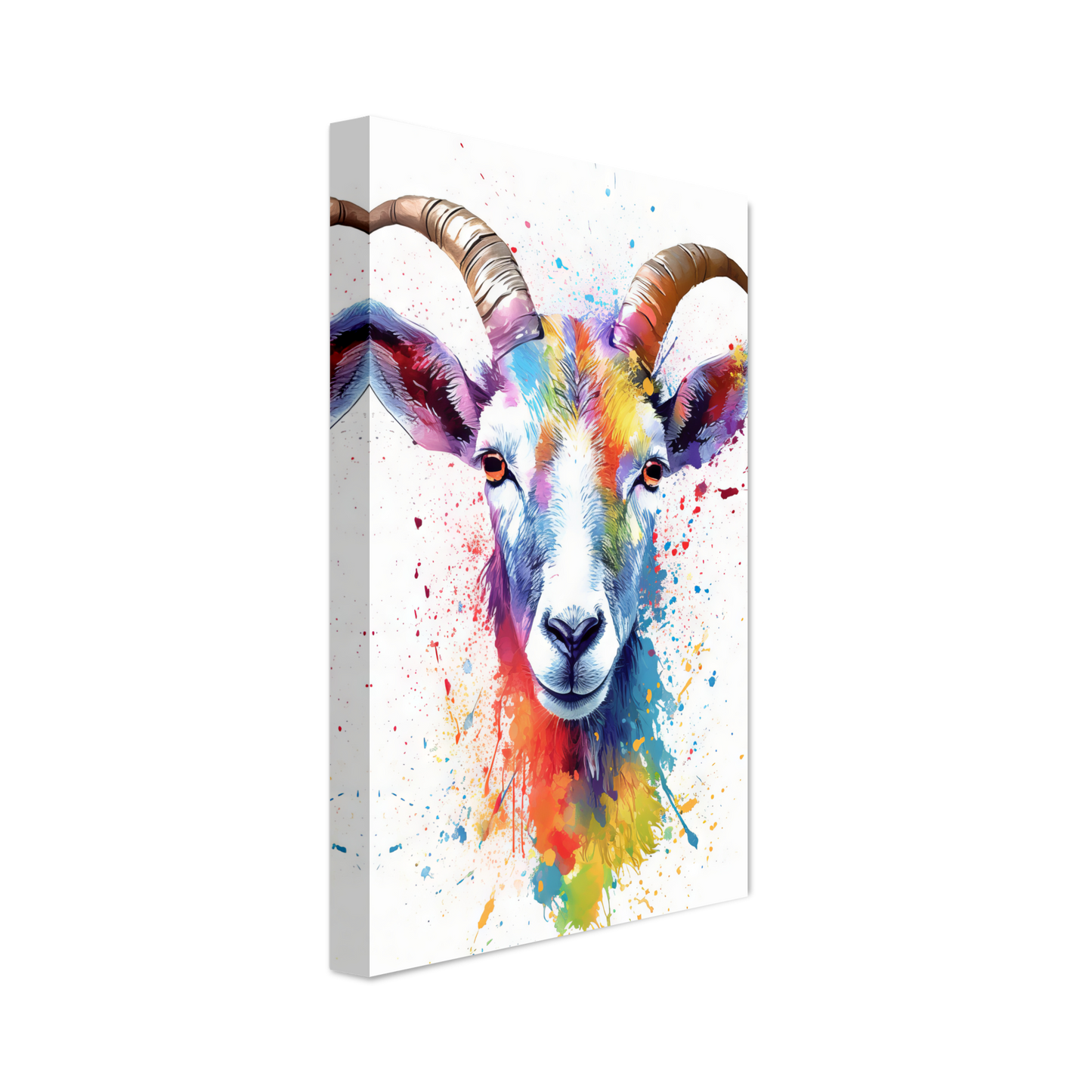 Ziegen Ziege (Pop-Art) (GOAT07)