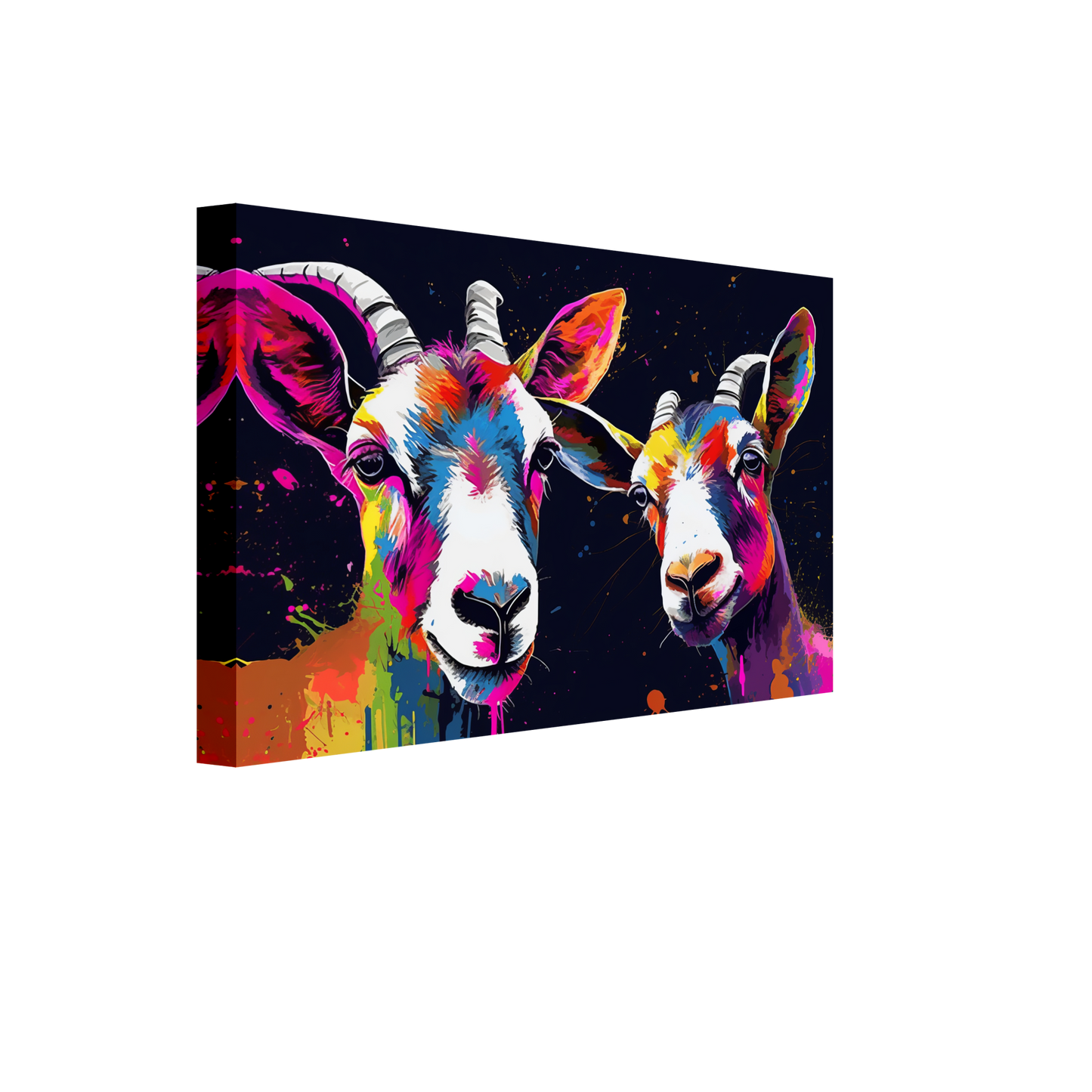 Ziegen Ziege Pop-Art (GOAT10)