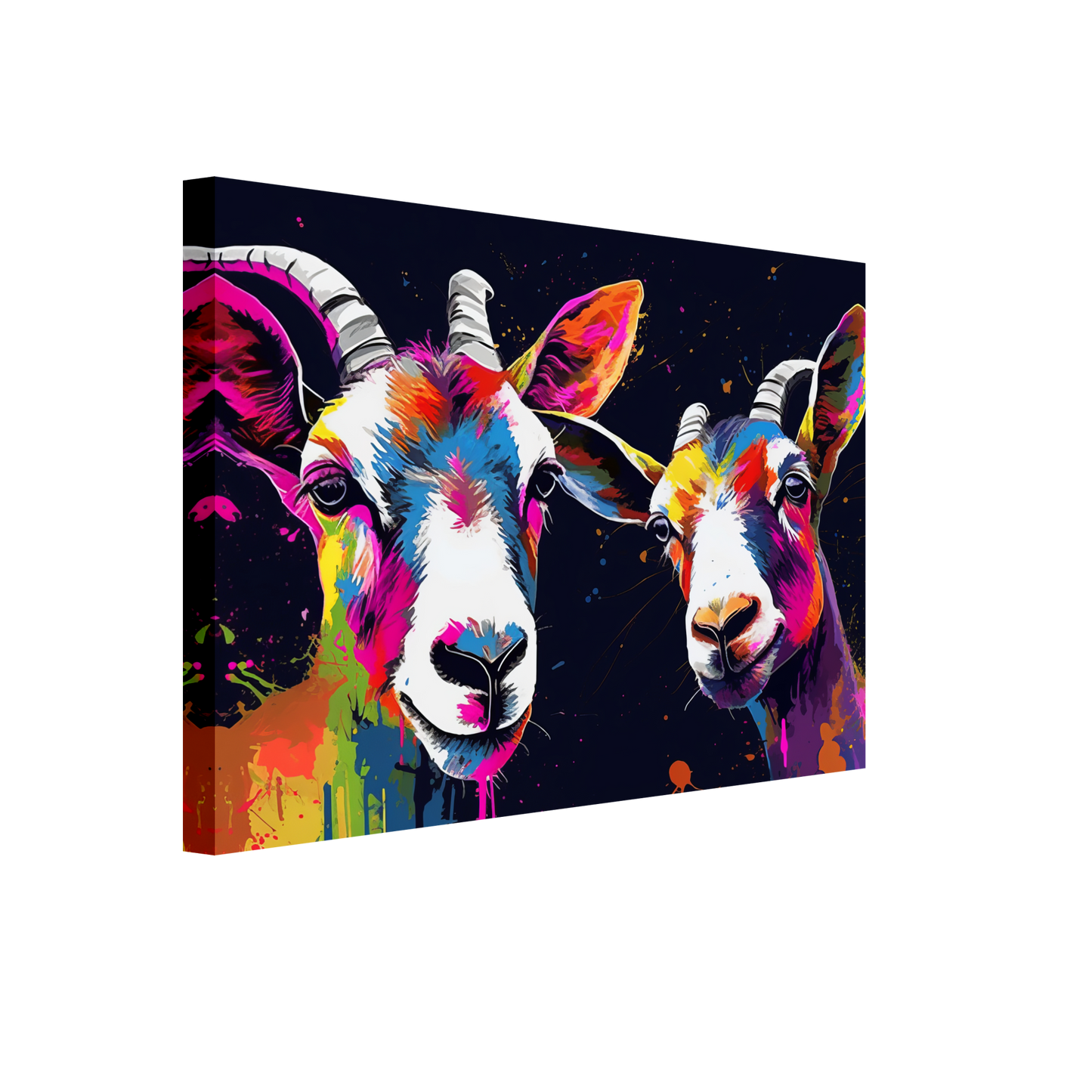 Ziegen Ziege Pop-Art (GOAT10)