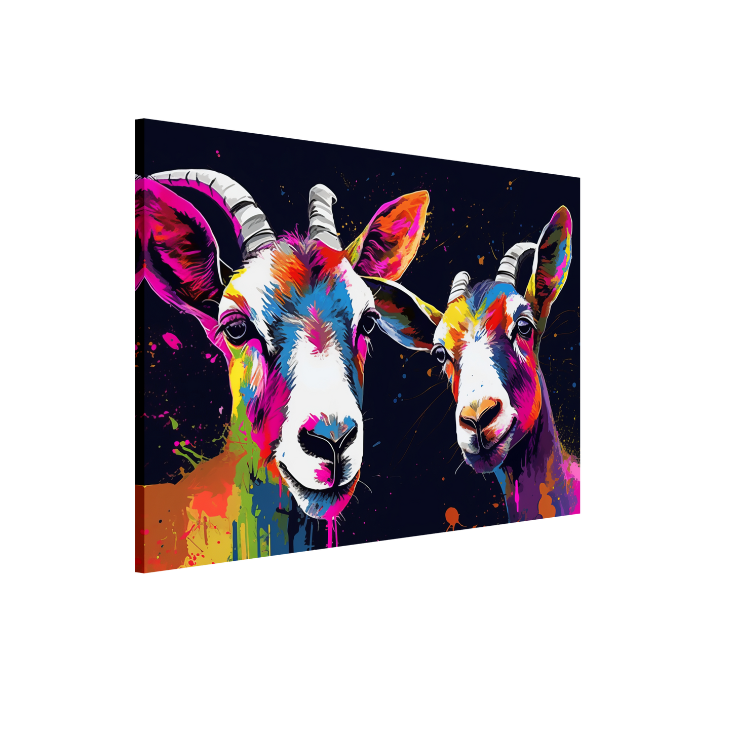 Ziegen Ziege Pop-Art (GOAT10)
