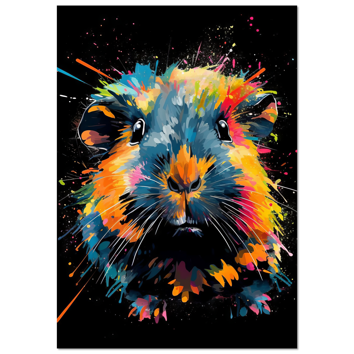Guinea pig pop art (GUIPIG01)