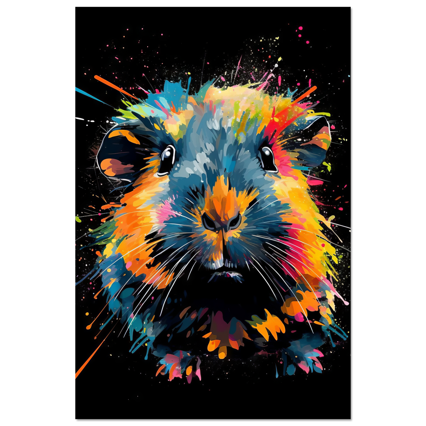 Guinea pig pop art (GUIPIG01)