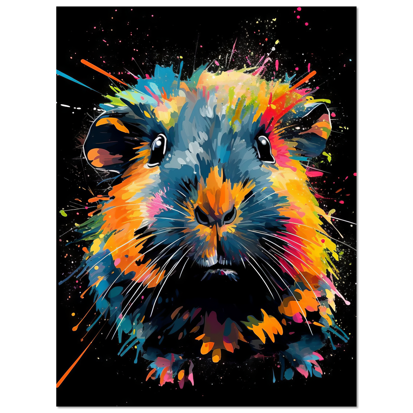 Guinea pig pop art (GUIPIG01)