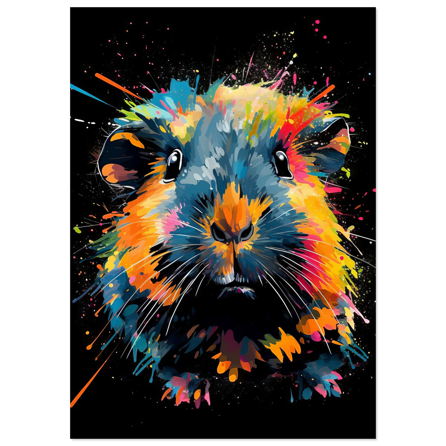 Guinea pig pop art (GUIPIG01)