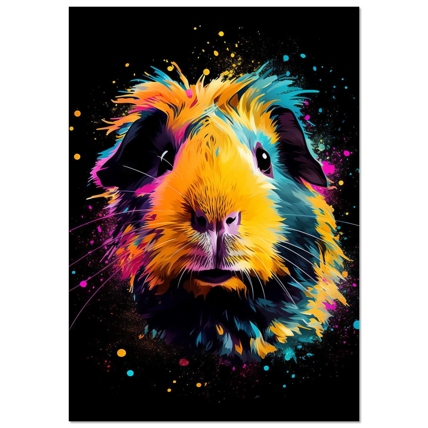 Guinea pig pop art (GUIPIG02)