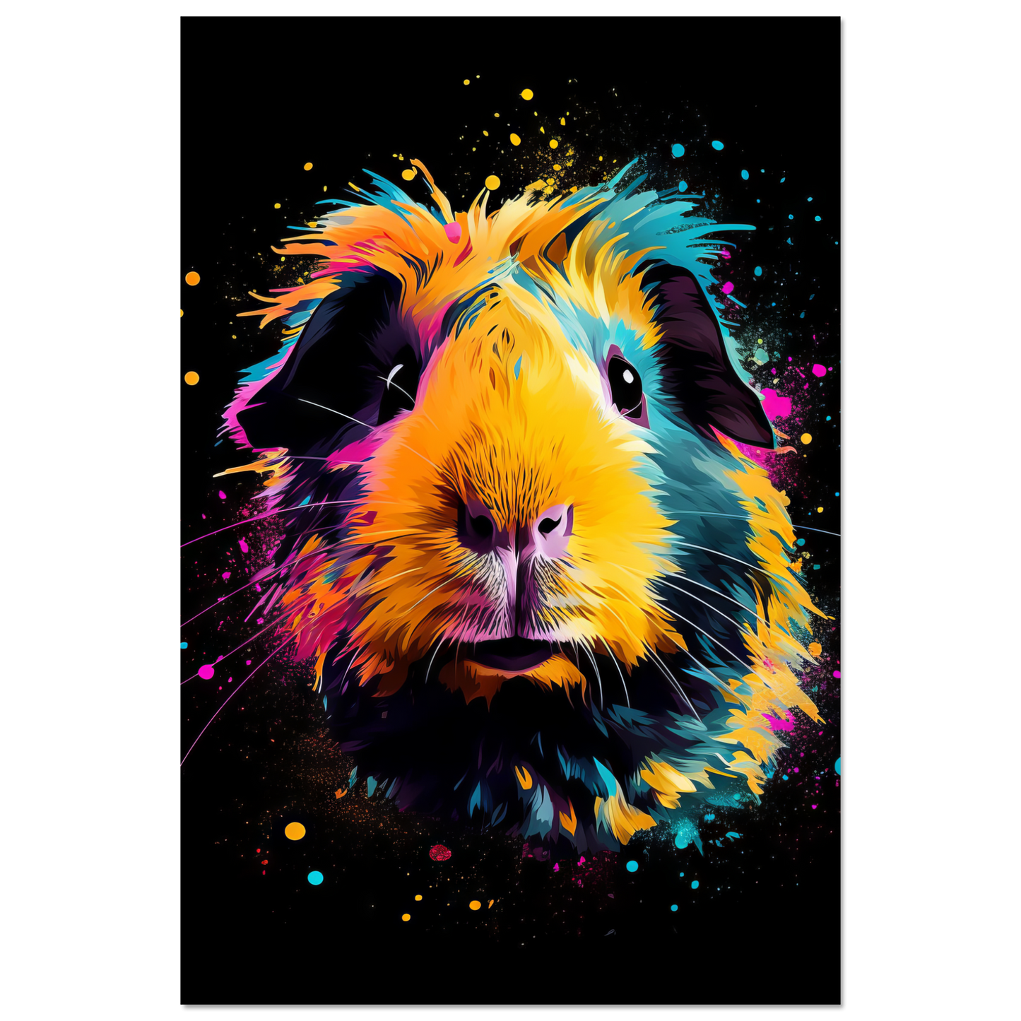 Guinea pig pop art (GUIPIG02)