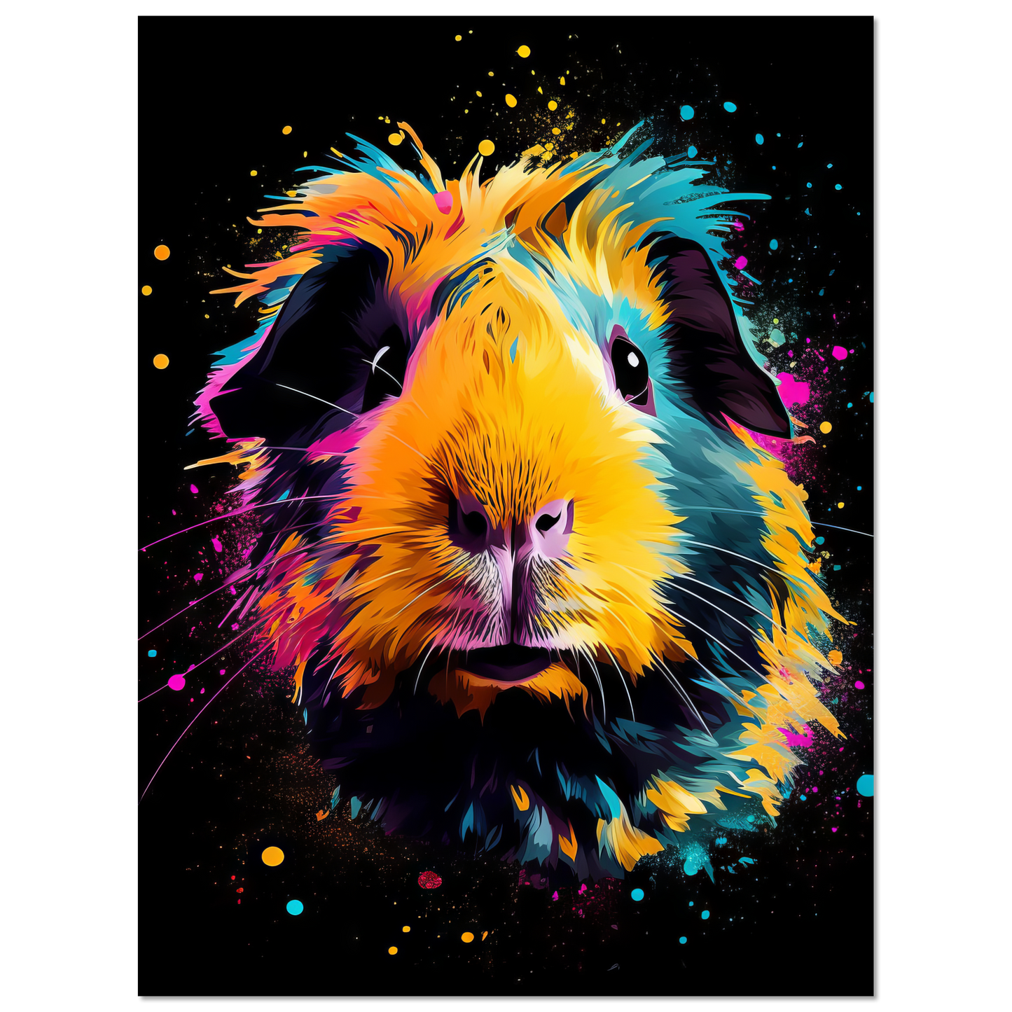 Guinea pig pop art (GUIPIG02)