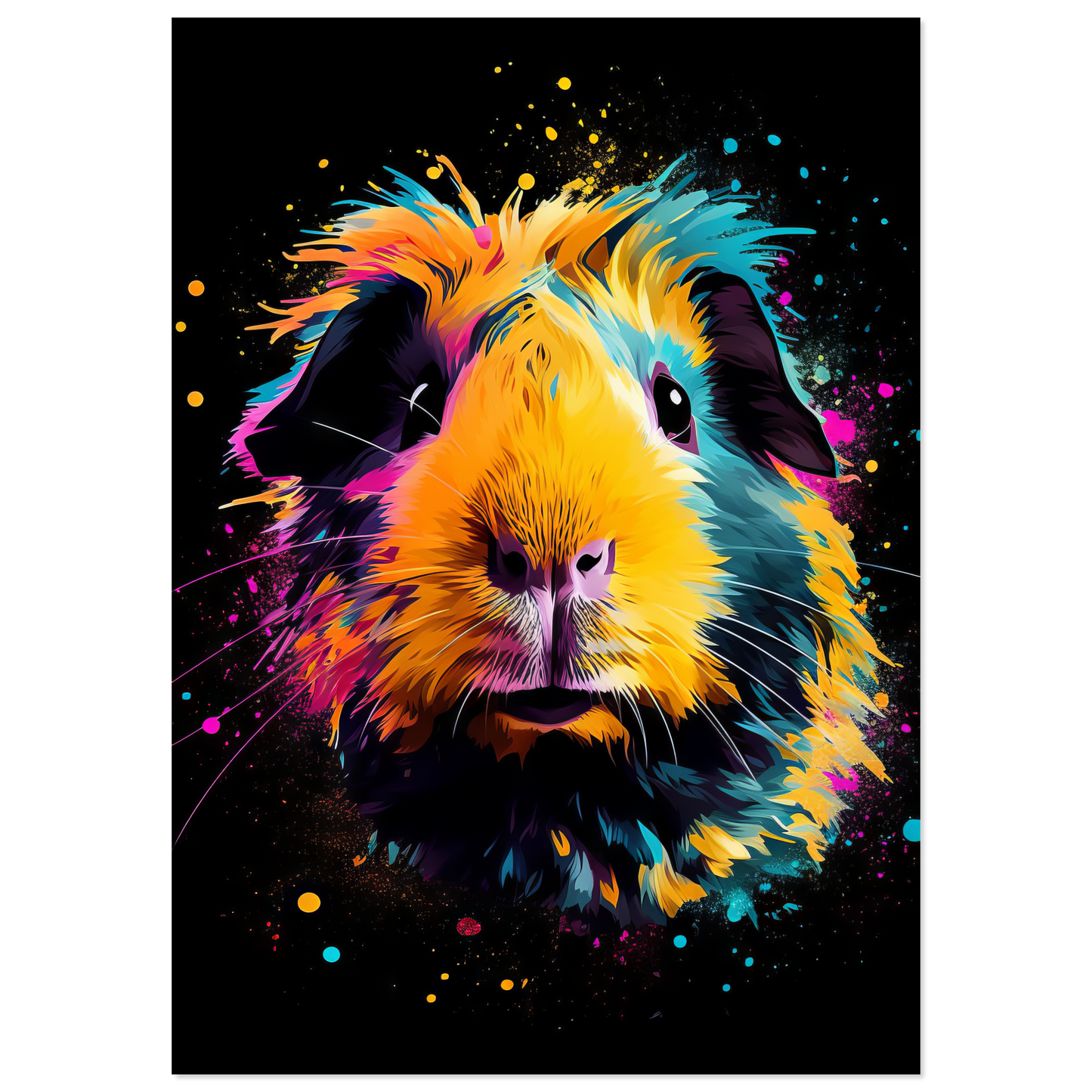 Guinea pig pop art (GUIPIG02)