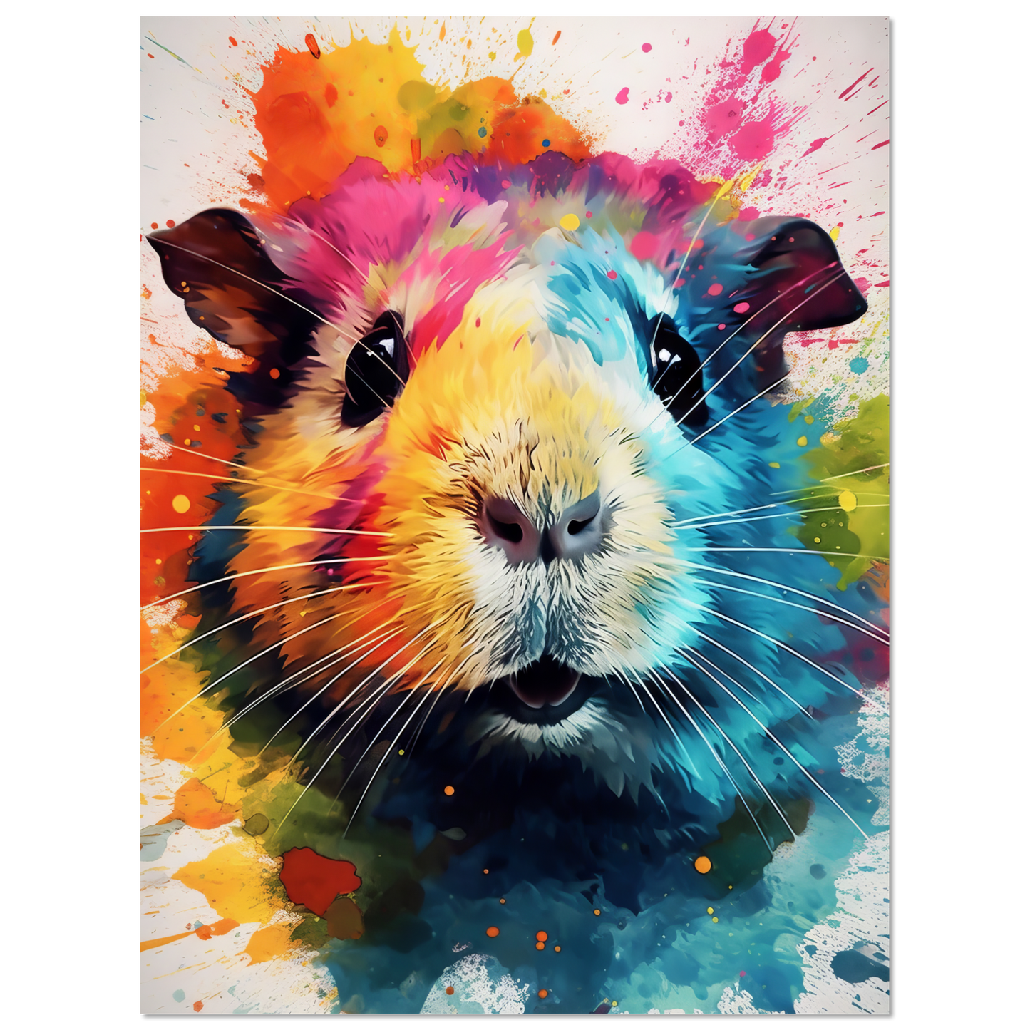 Guinea pig pop art (GUIPIG05)
