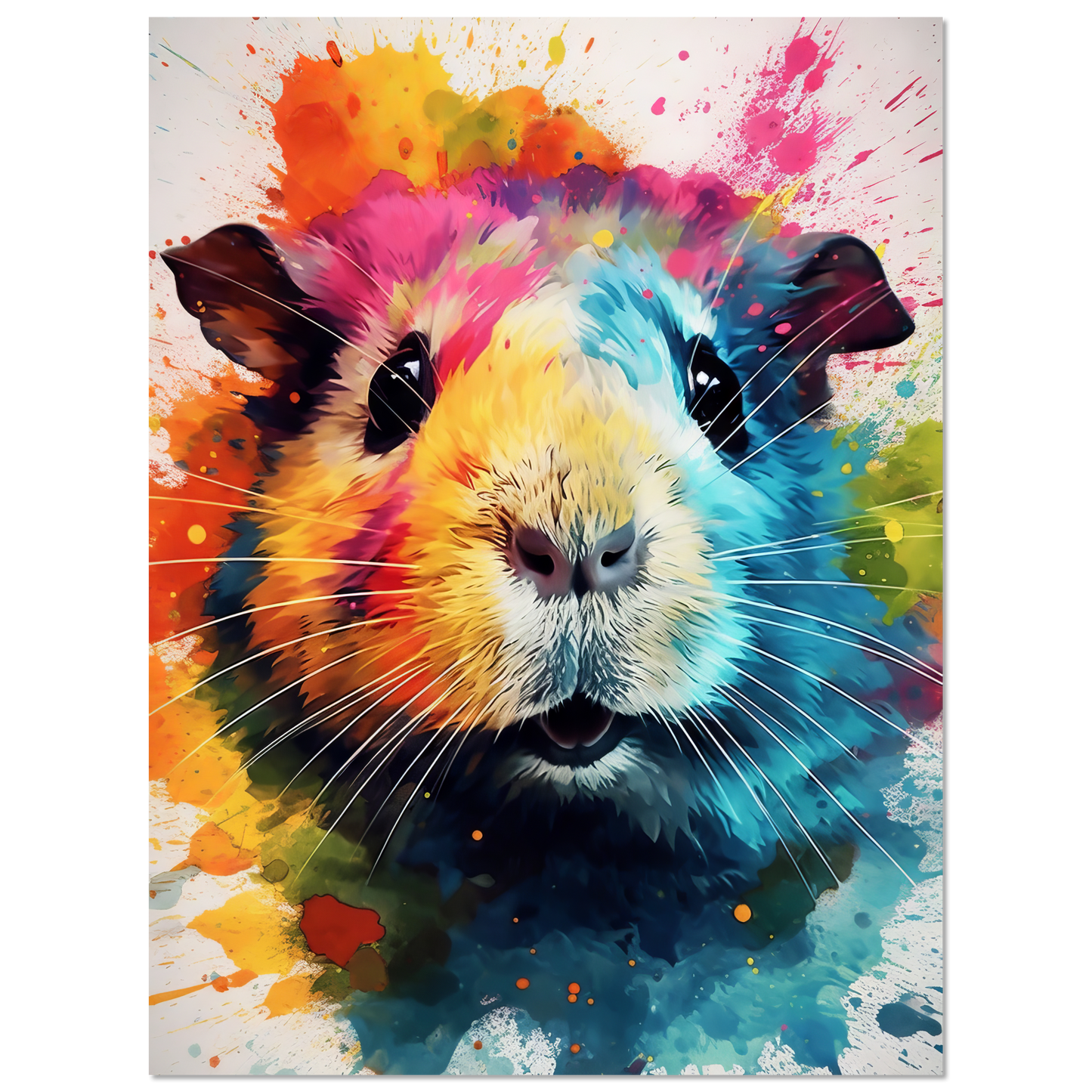 Guinea pig pop art (GUIPIG05)