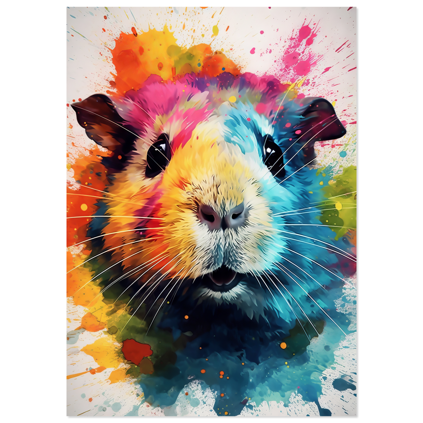 Guinea pig pop art (GUIPIG05)