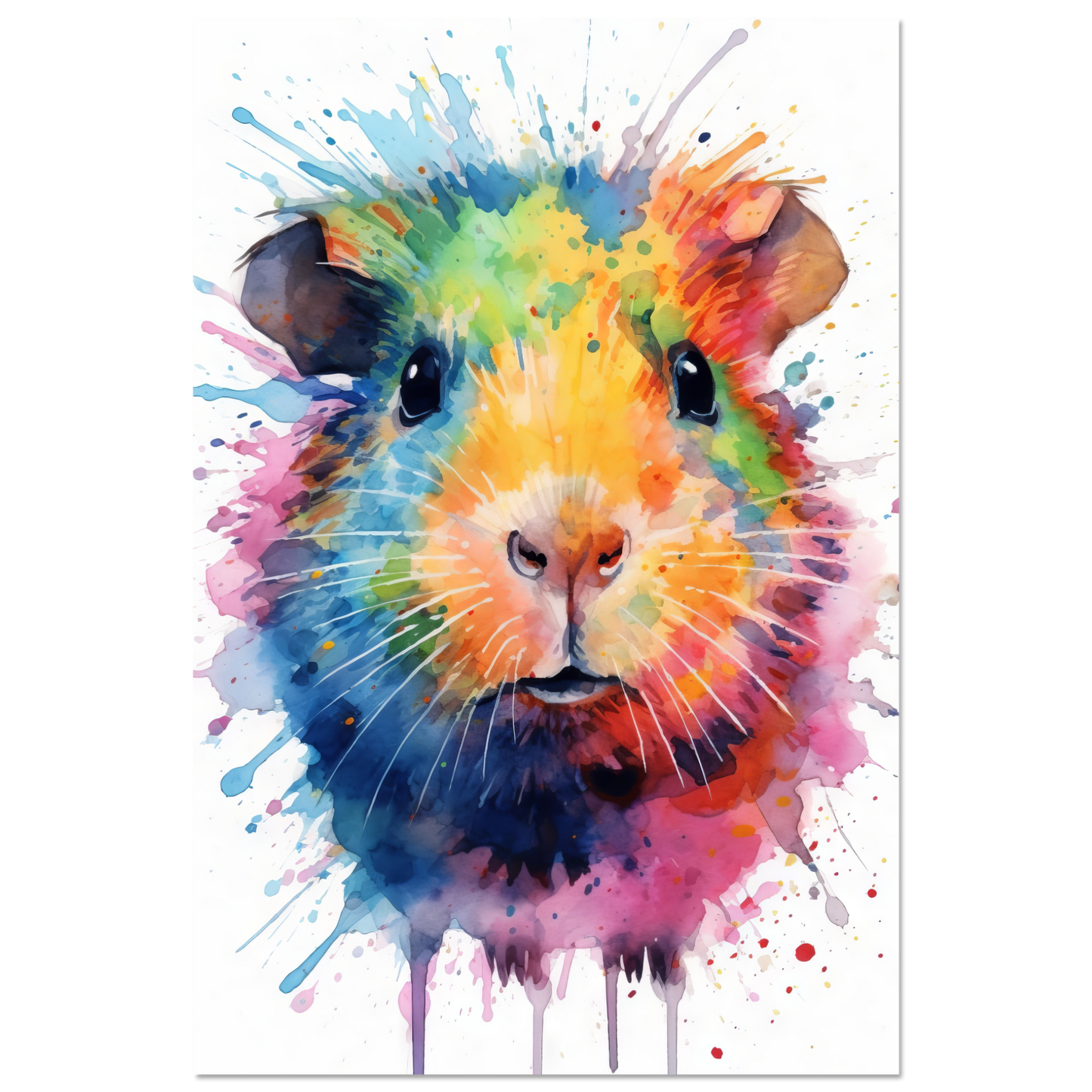 Guinea pig pop art (GUIPIG06)