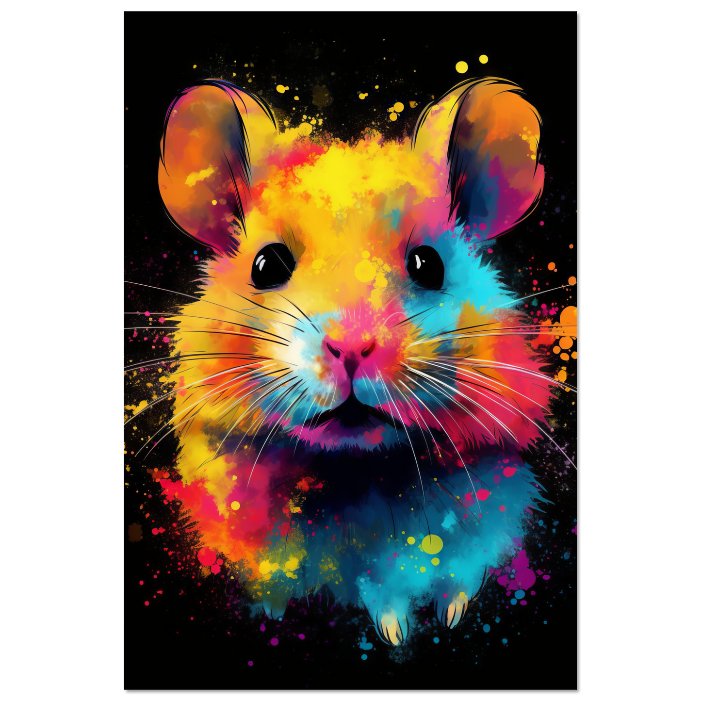 Hamster pop art (HAMSTER04)