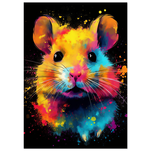 Hamster pop art (HAMSTER04)