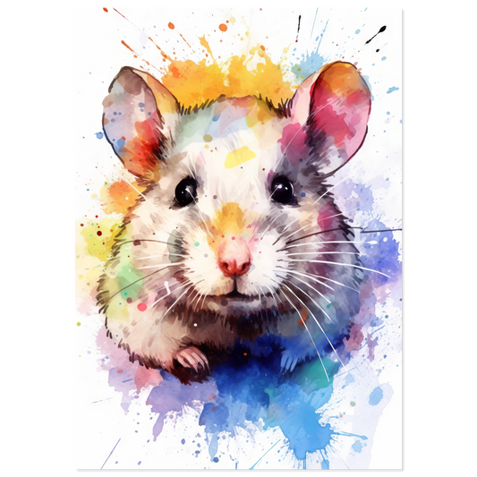 Hamster pop art (HAMSTER08)