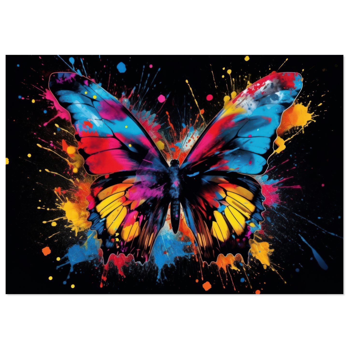 Schmetterlinge Pop-Art (INSECT05)