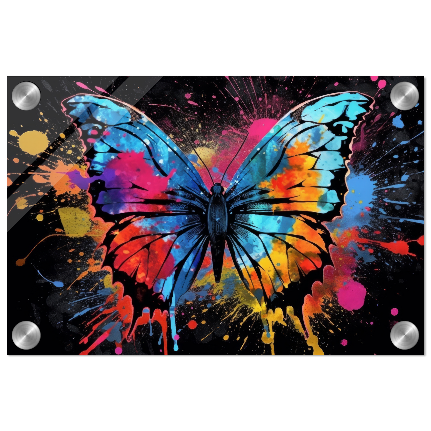 Schmetterlinge Pop-Art (INSECT07)