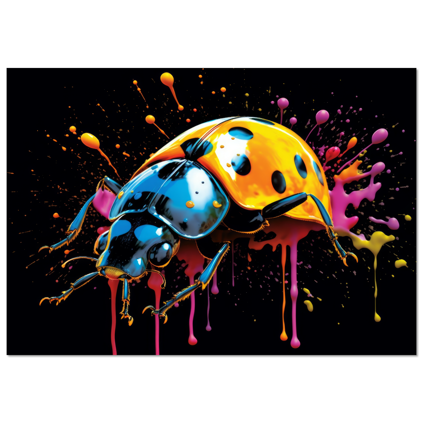 Ladybug pop art (INSECT10)