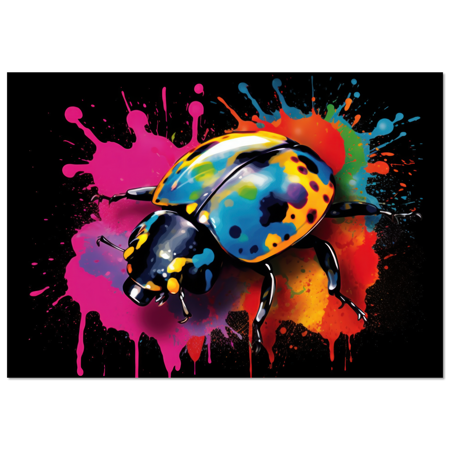 Marienkäfer Pop-Art (INSECT11)