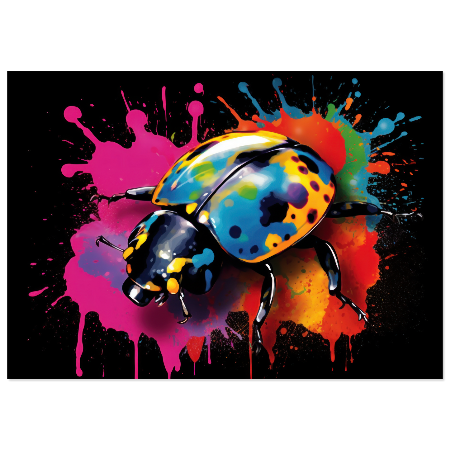Marienkäfer Pop-Art (INSECT11)
