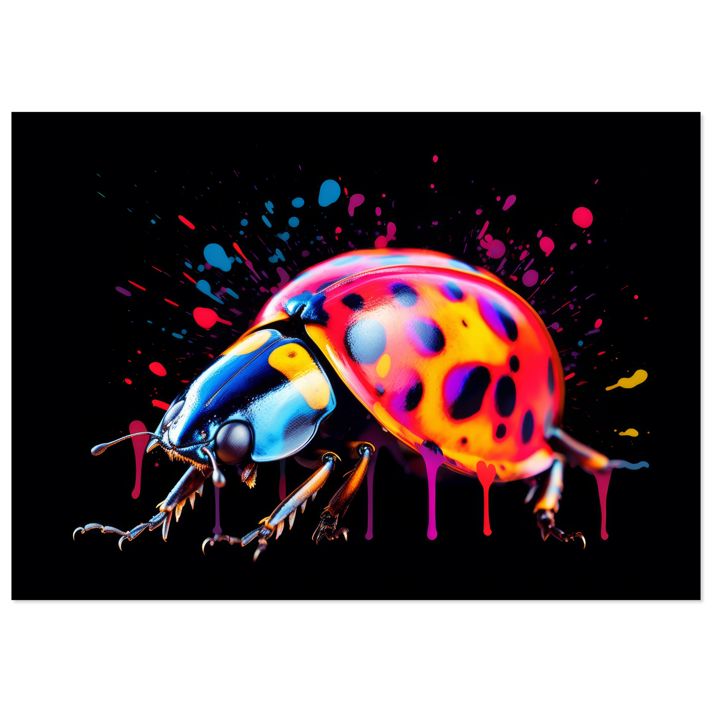 Ladybug pop art (INSECT12)
