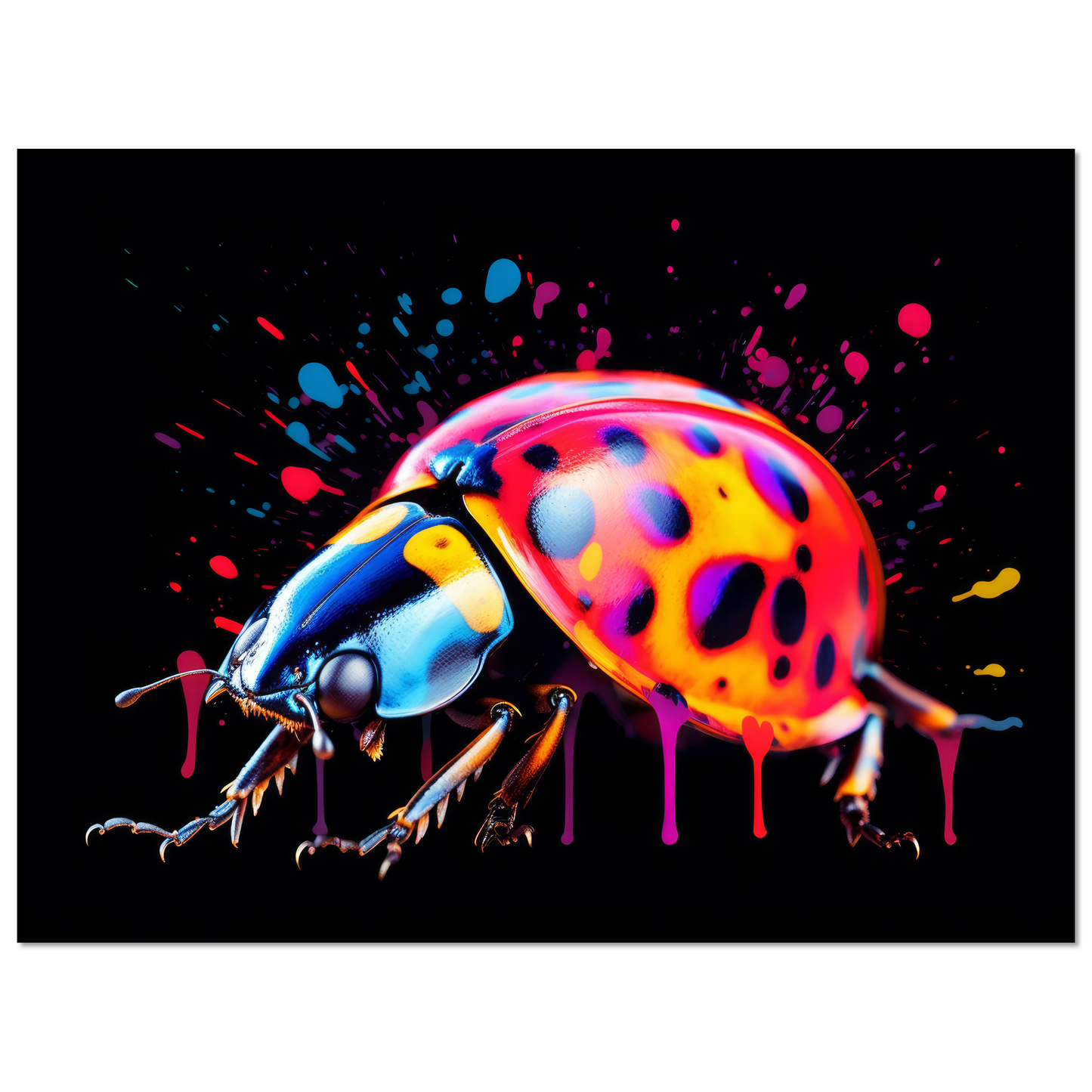 Ladybug pop art (INSECT12)