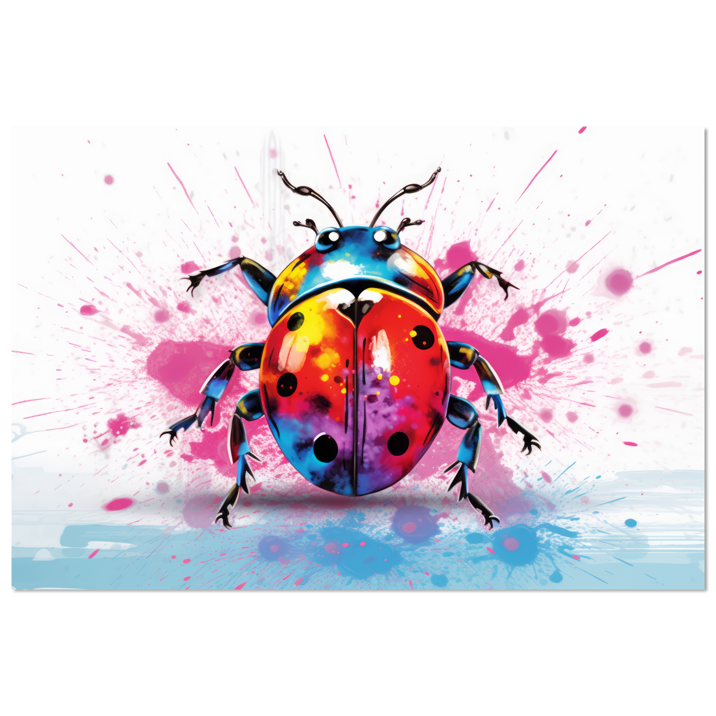 Ladybug pop art (INSECT13)