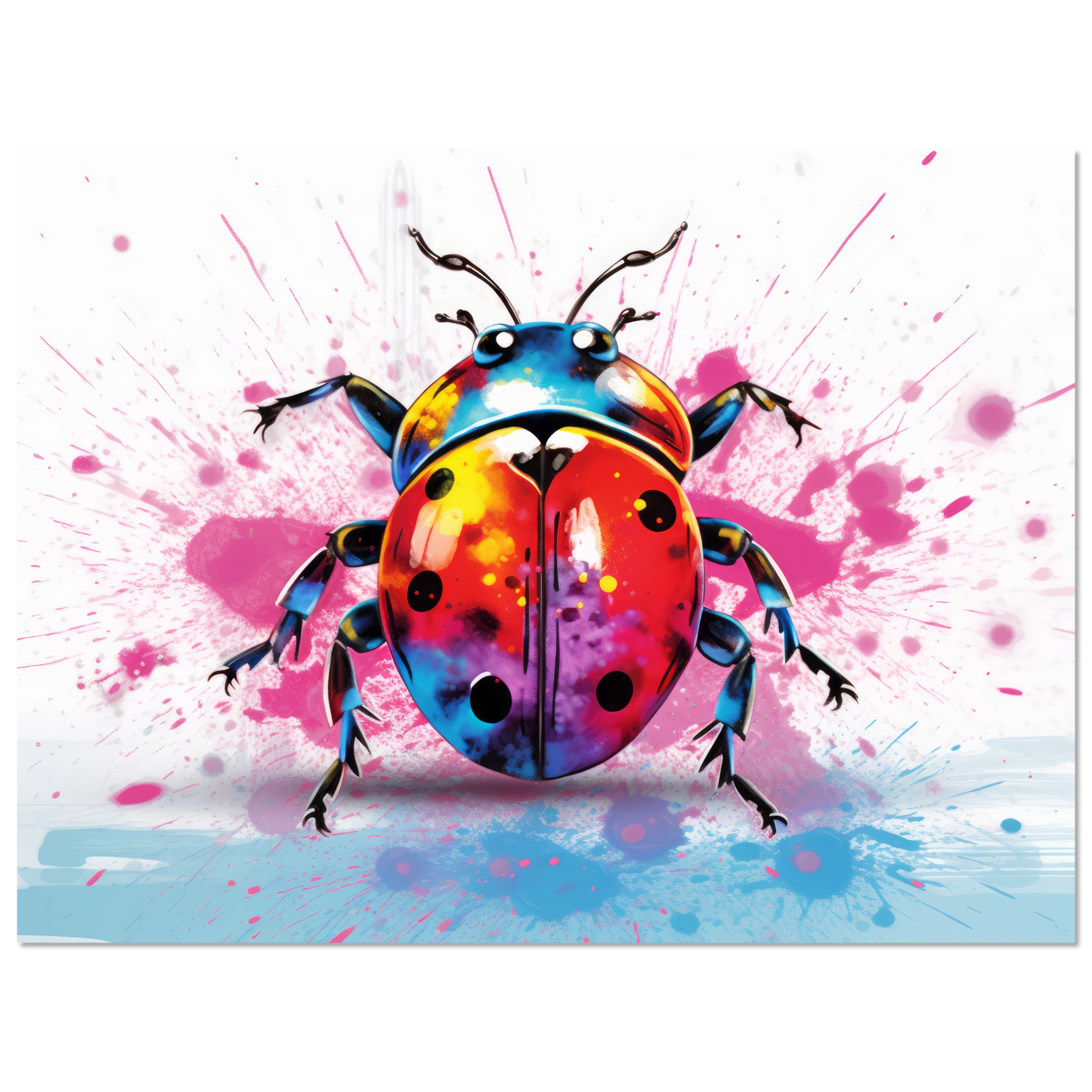 Ladybug pop art (INSECT13)