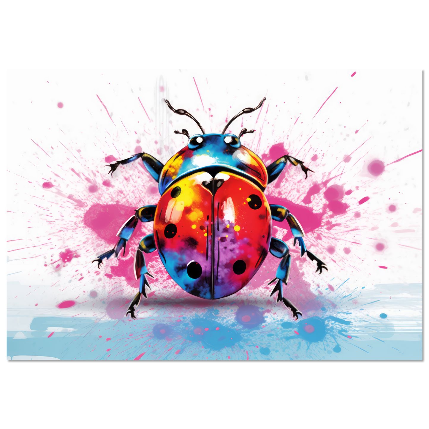 Ladybug pop art (INSECT13)