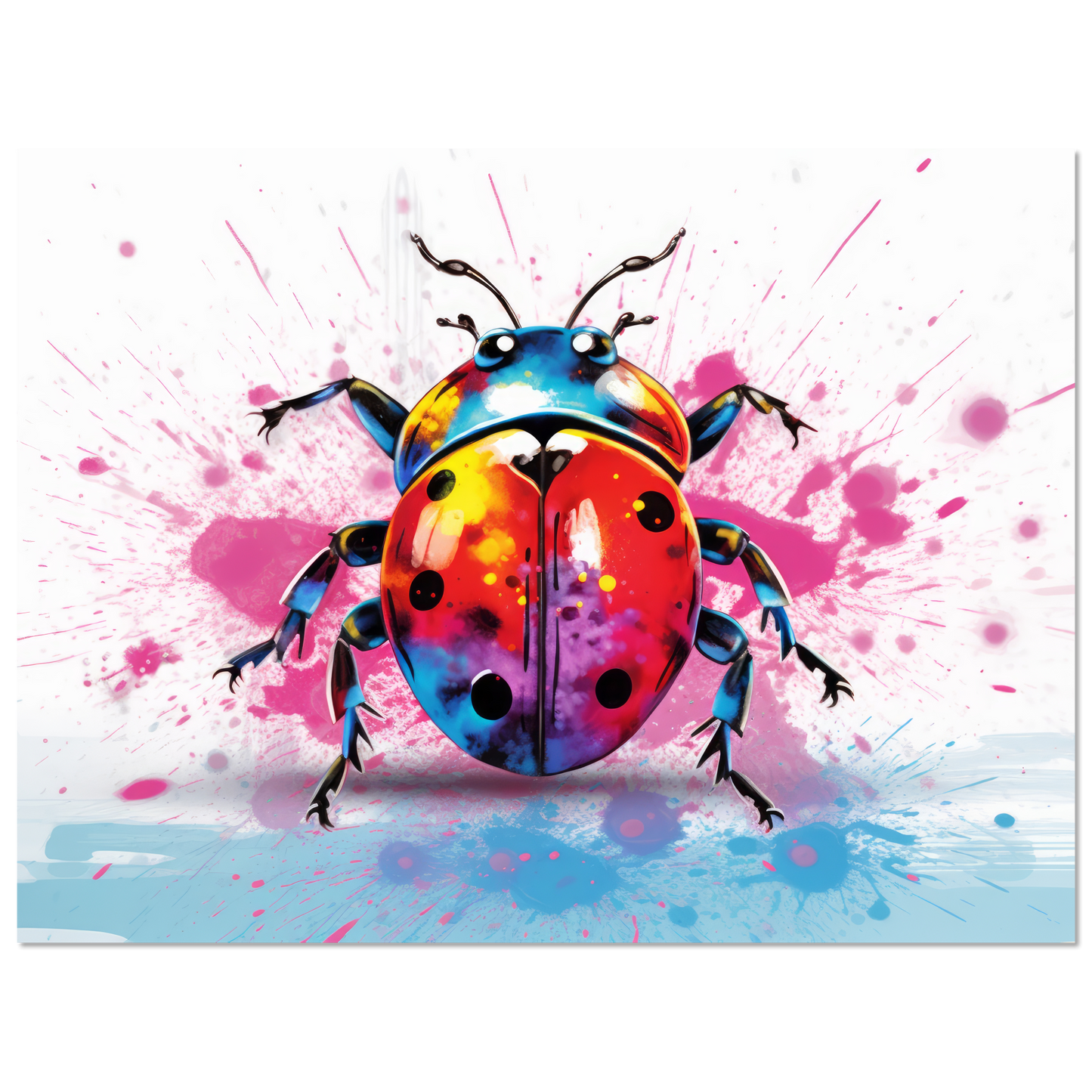 Ladybug pop art (INSECT13)