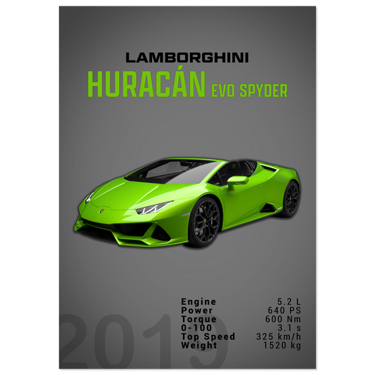 Lamborghini Huracan Evo Spyder (LAMBO01D)