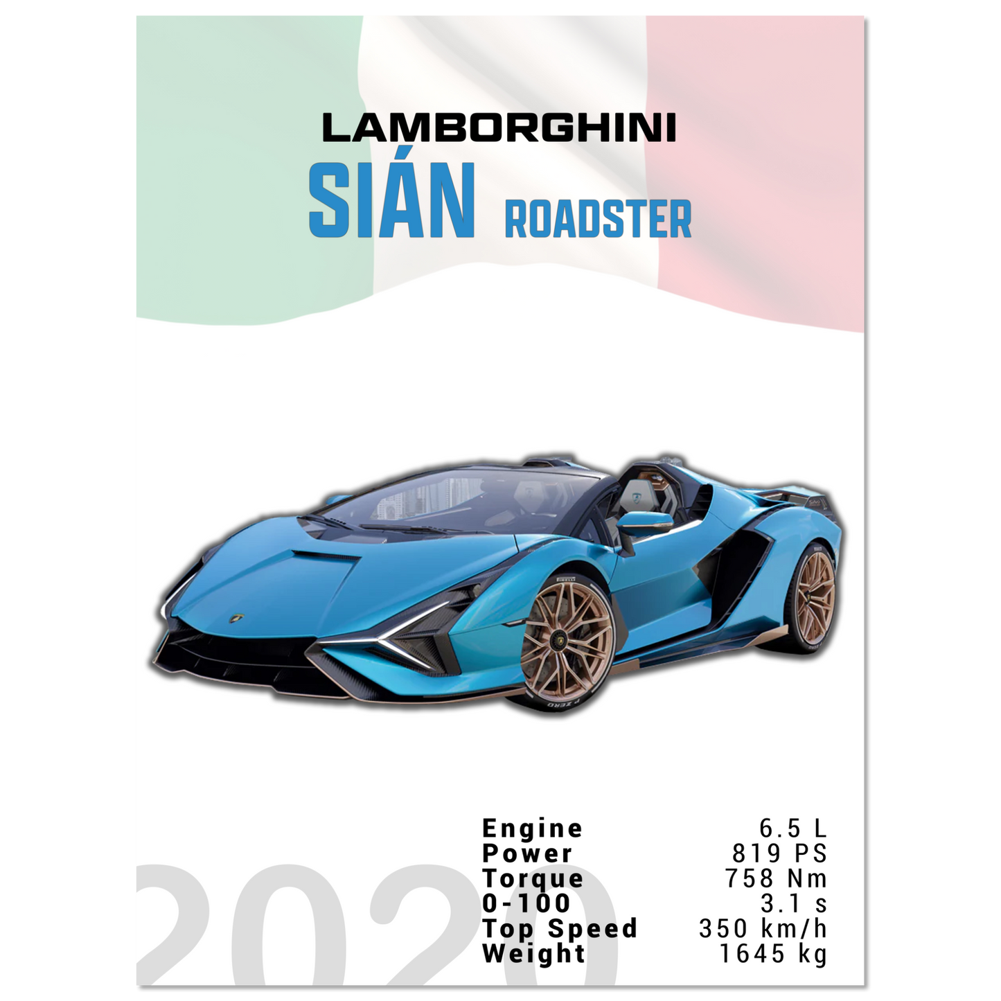 Lamborghini Sian Roadster (LAMBO06)
