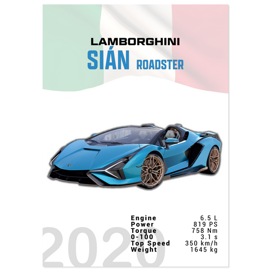 Lamborghini Sian Roadster (LAMBO06)