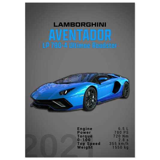 Lamborghini Aventador 2021 Aventador LP 780-4 Ultimae Roadster (LAMBO10D)
