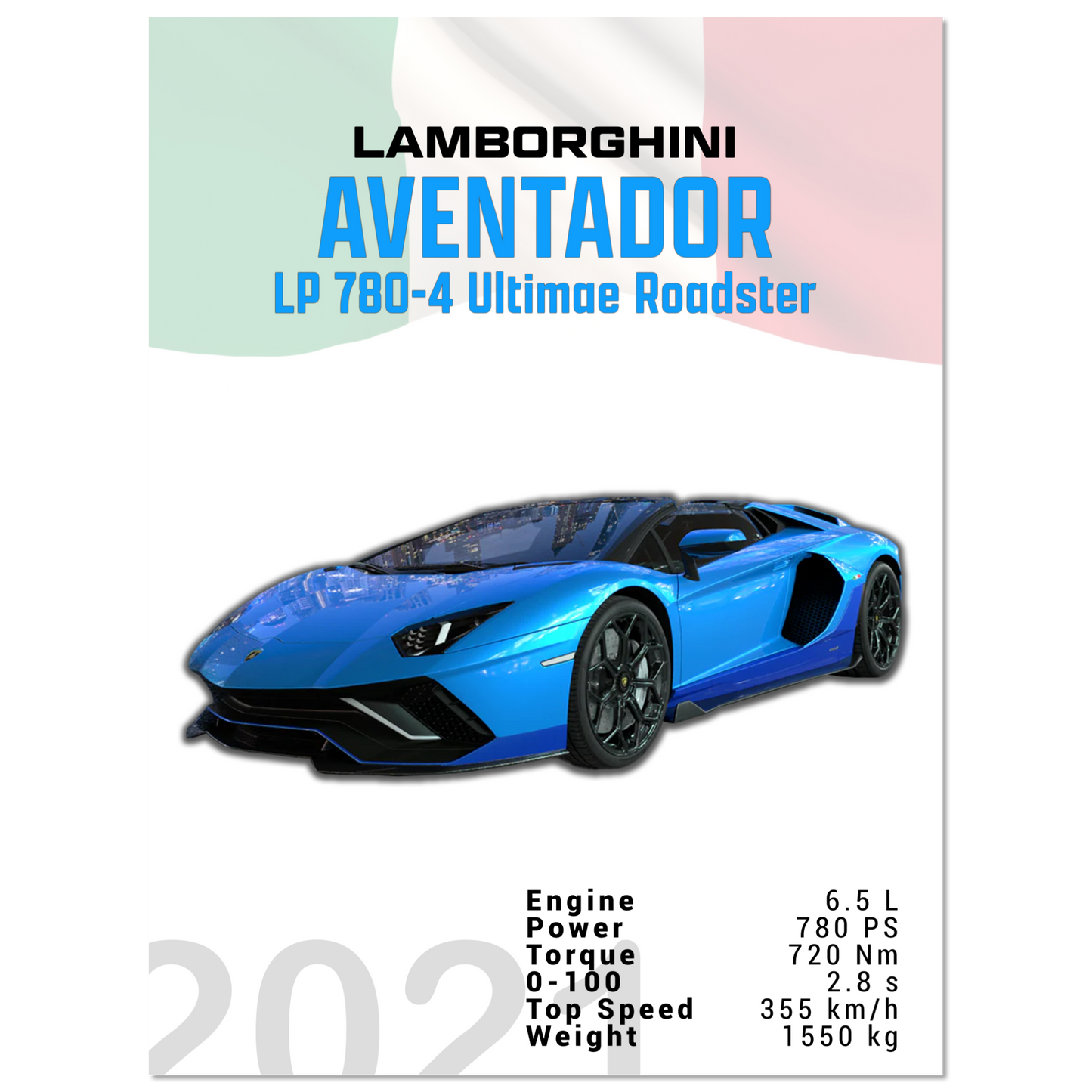 Lamborghini Aventador 2021 Aventador LP 780-4 Ultimae Roadster (LAMBO10)