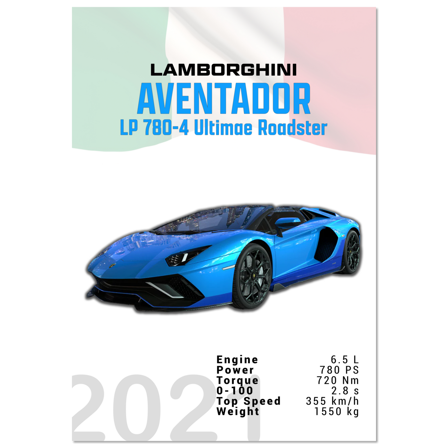 Lamborghini Aventador 2021 Aventador LP 780-4 Ultimae Roadster (LAMBO10)