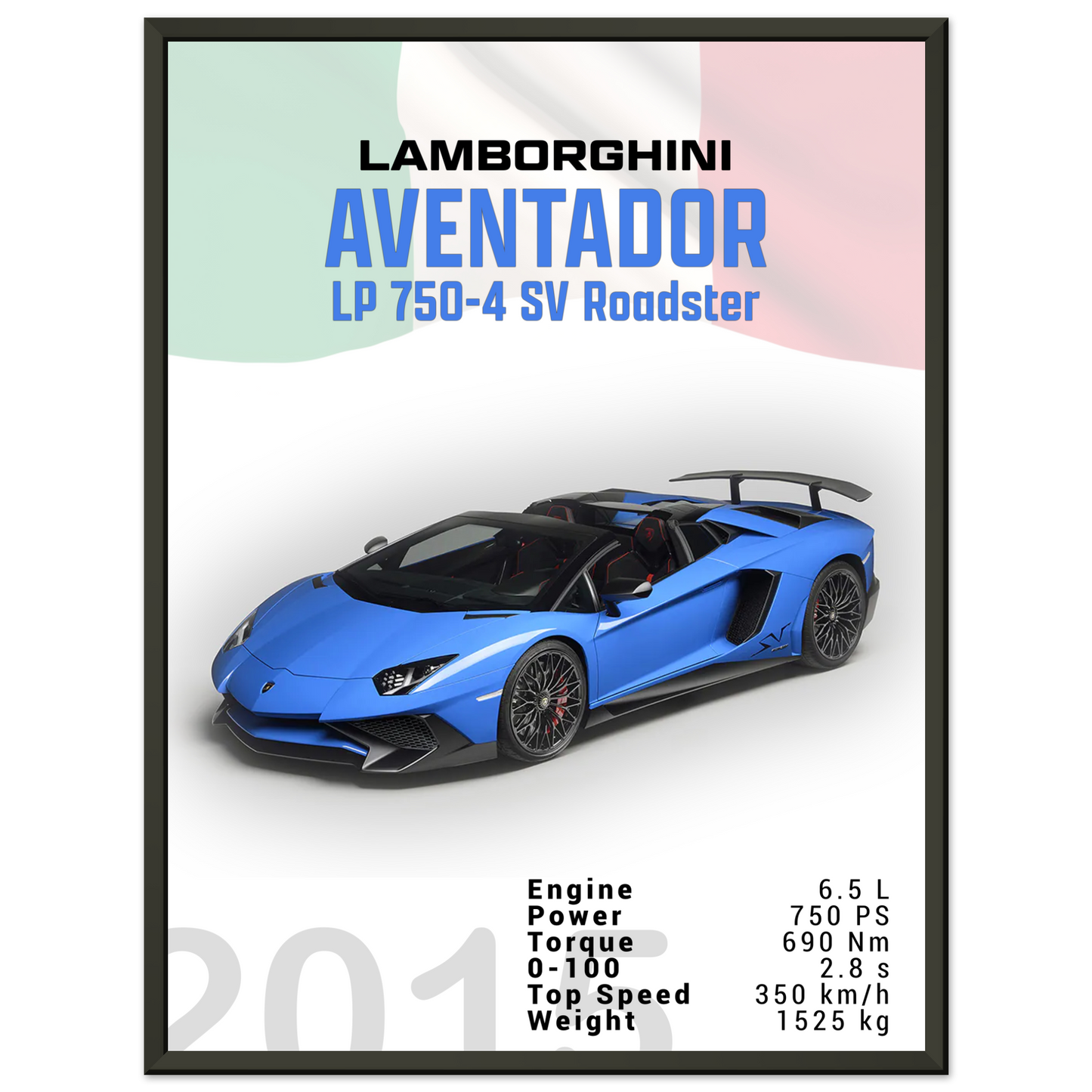 Lamborghini Aventador 2015 Aventador LP 750-4 SV Roadster (LAMBO11)