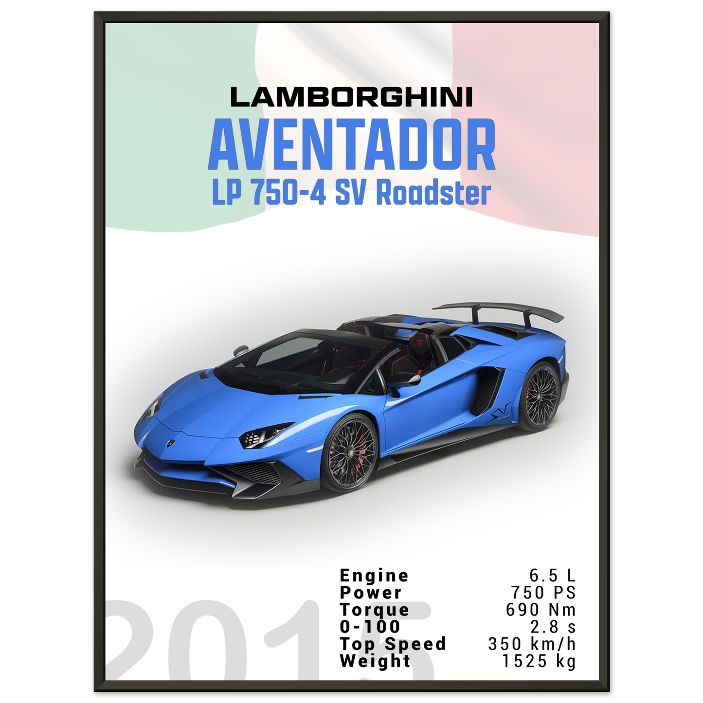 Lamborghini Aventador 2015 Aventador LP 750-4 SV Roadster (LAMBO11)
