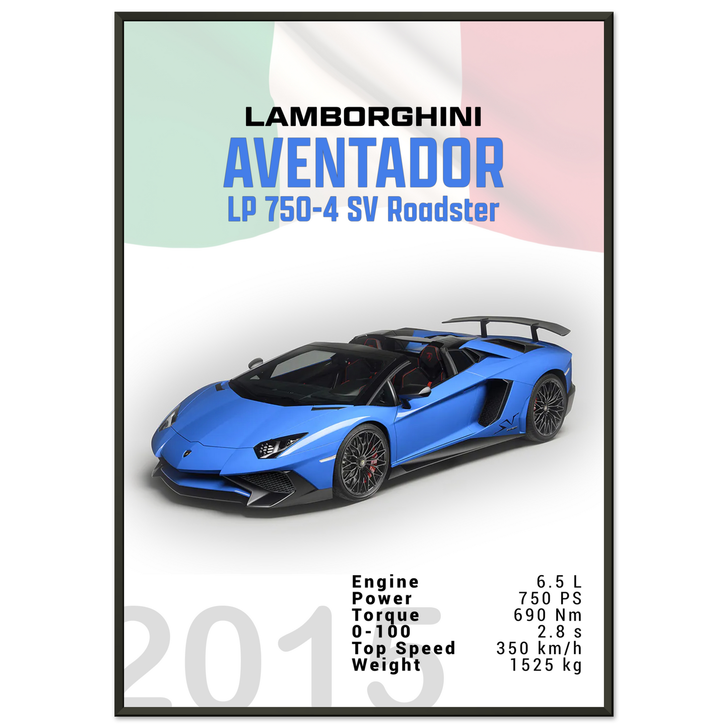 Lamborghini Aventador 2015 Aventador LP 750-4 SV Roadster (LAMBO11)