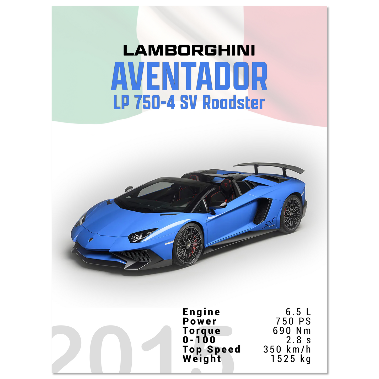Lamborghini Aventador 2015 Aventador LP 750-4 SV Roadster (LAMBO11)
