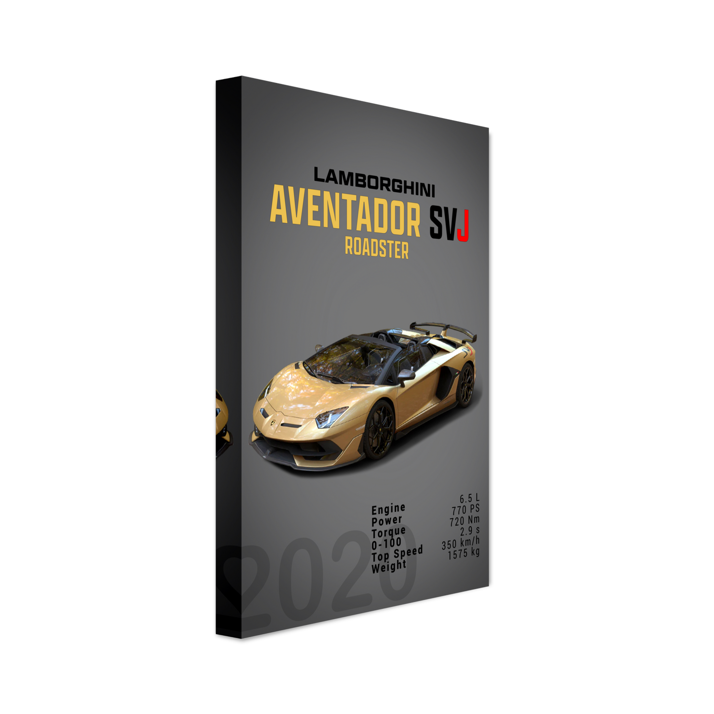 Lamborghini Aventador 2020 Aventador SVJ Roadster (LAMBO13D)