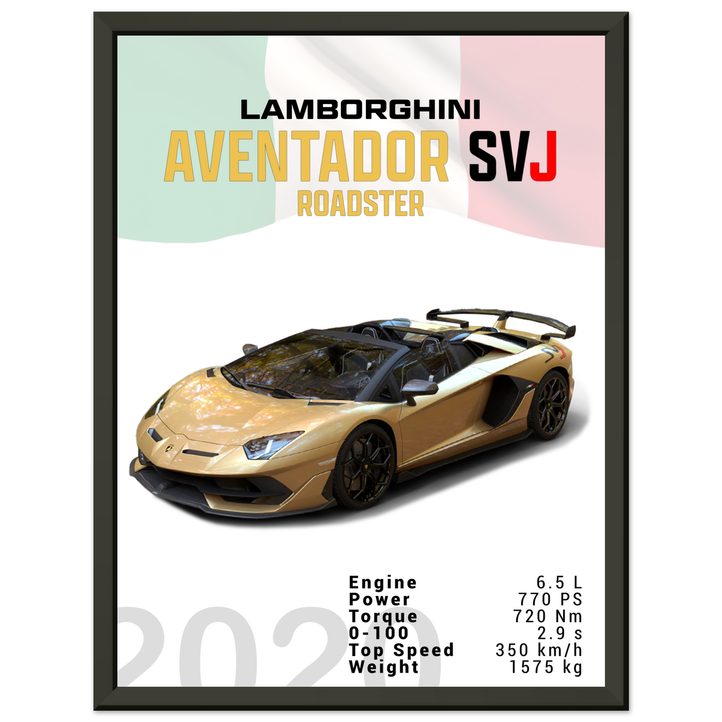 Lamborghini Aventador 2020 Aventador SVJ Roadster (LAMBO13)
